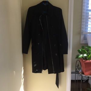 Kenneth Cole black trench